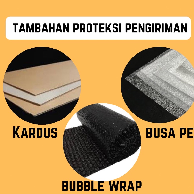 KARDUS / BUBBLE WRAP / BUSA PE FOAM untuk tambahan packing  bubble wrap