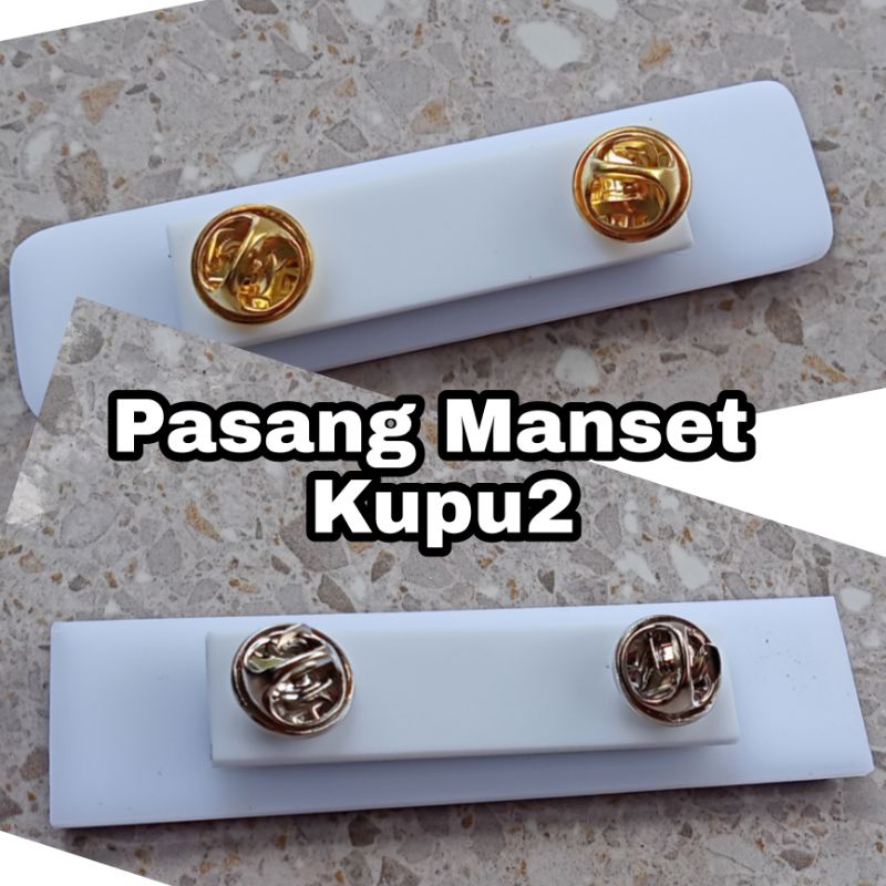 Pasang Manset Kupu Kupu Manset Biasa