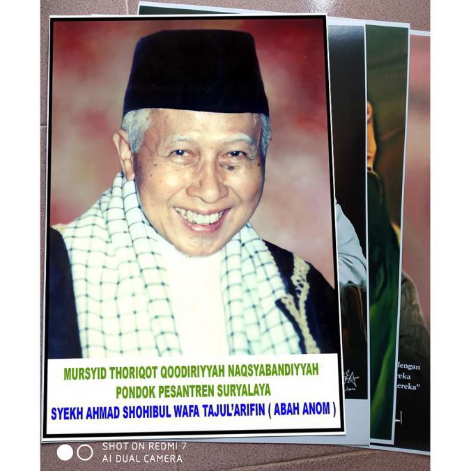 POSTER Syech ABAH ANOM BAHAN LUSTER UV READY SEMUA UKURAN TAHAN GORES