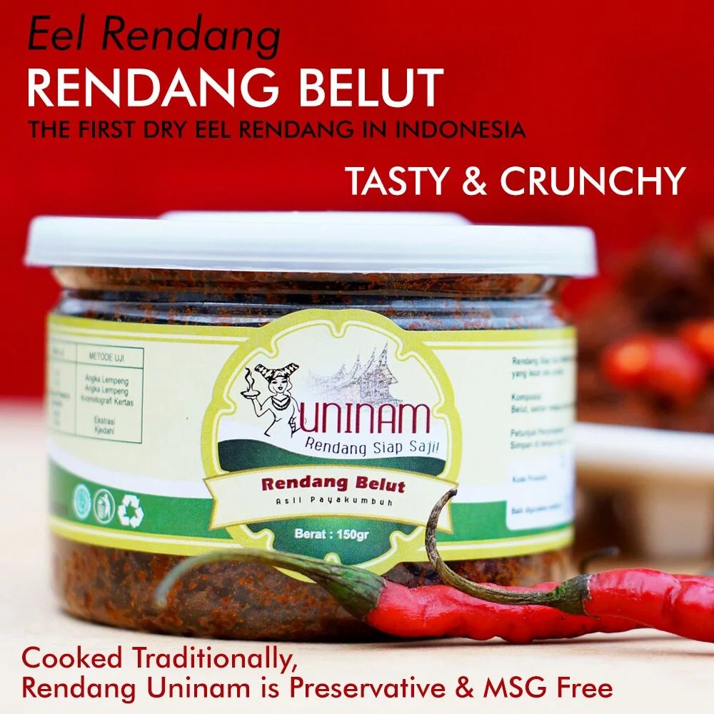 

Rendang Belut Kemasan Uninam