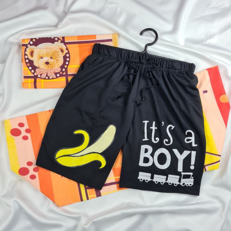 Eternos Boxer Pria Celana Santai Pria Pendek Motif Pisang BXE020