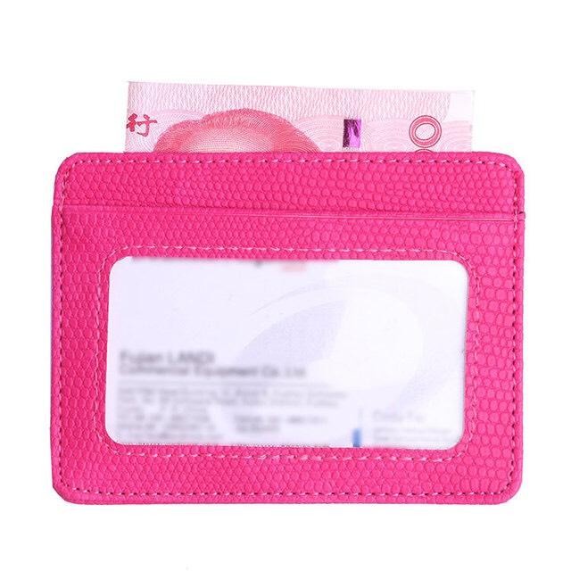 

READY Dompet Kartu Wallet Card Holder Kulit Import J24 - FUCHSIA TERMURAH