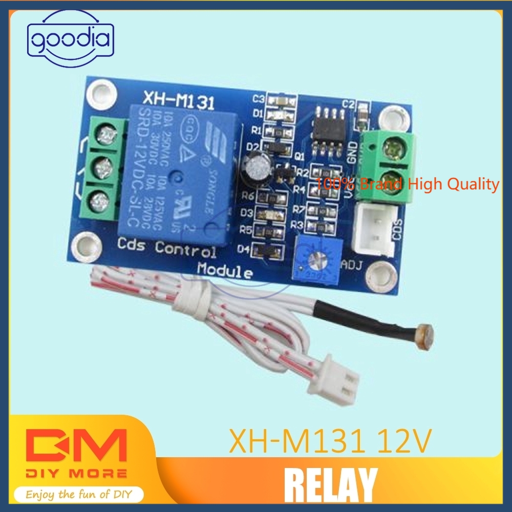 Modul Relay Sensor Deteksi Photoresistor Dc 12v Xh-M131 Untuk Arduino