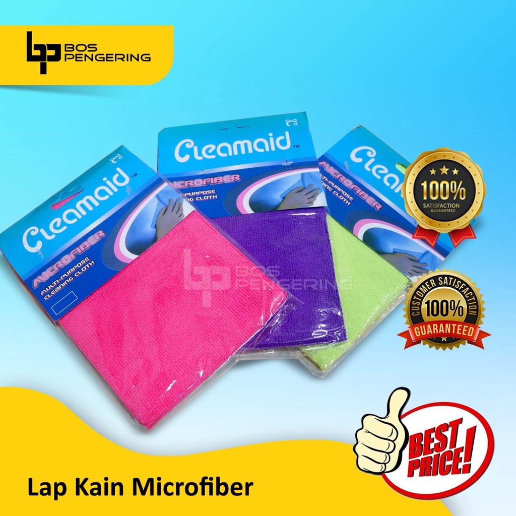 Lap Microfiber (Magic Cleaning) Lap Serbaguna Warna