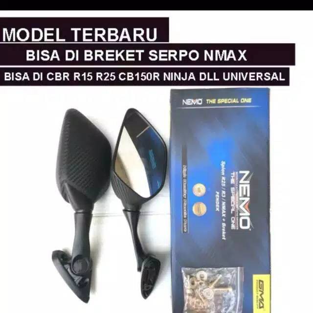 SPION R25 PENDEK/SPION R25 NEMO PENDEK NMAX/PCX/LEXI/XMAX/R15 V2 NEMO/MHR ORIGINAL