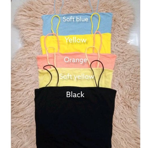 Tanktop Crop Top Casual Branded Export Termurah