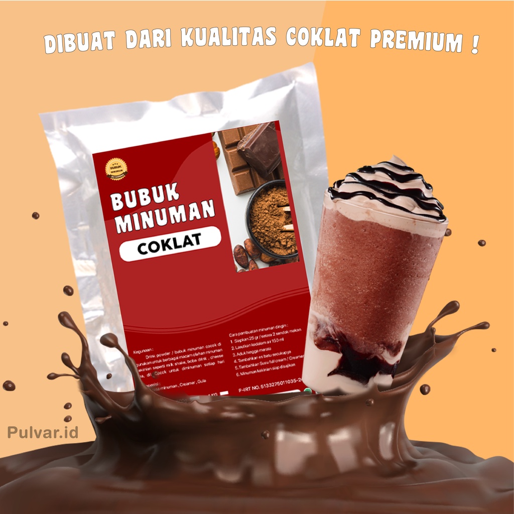 BUBUK MINUMAN RASA COKLAT 500g / BUBUK MINUMAN BOBA 500g / SERBUK MINUMAN ANEKA RASA COKLAT 500g / BUBUK MINUMAN KEKINIAN 500g / SERBUK MINUMAN BOBA 500g/ POWDER DRINK