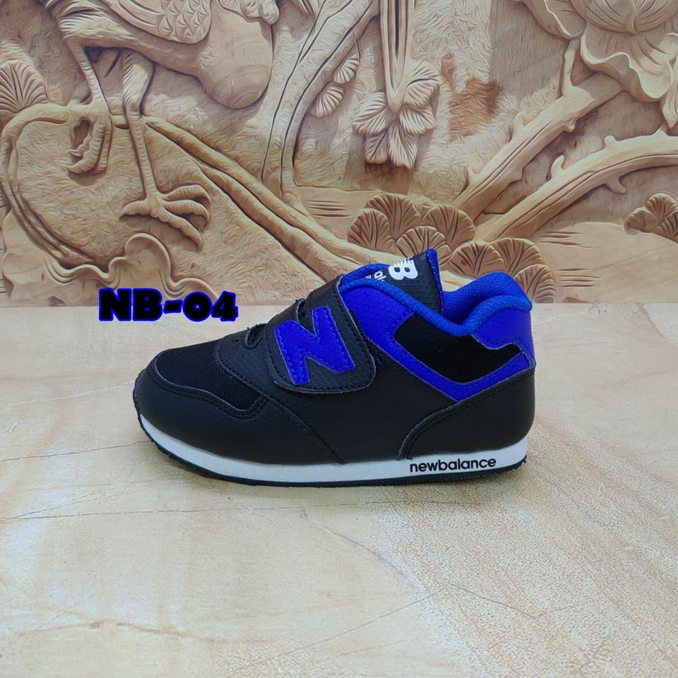 Sepatu New Balance Anak Laki Laki Perempuan Sepatu Sekolah Anak Wana Hitam Biru Sepatu Anak Cewe
