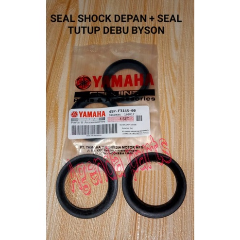 Seal Sil Shock Set Depan + Seal debu- byson sesuai gambar photo