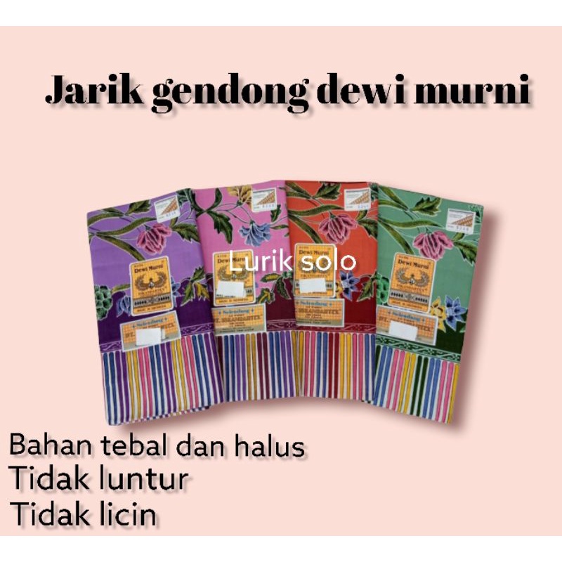 JARIK GENDONG DEWI MURNI TIPE A | JARIK GENDONG BAYI | SEWEK