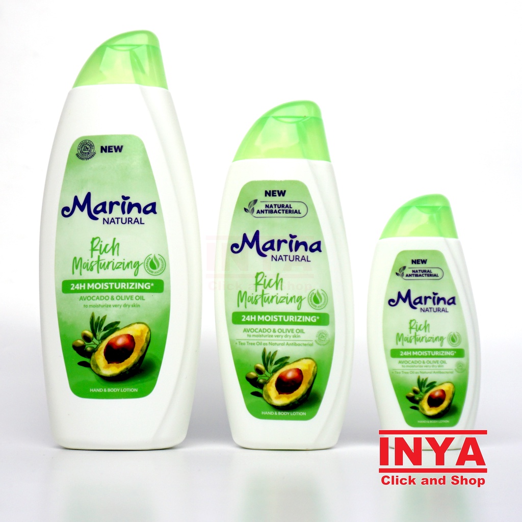 MARINA NATURAL RICH MOISTURIZING AVOCADO 335ml - Hand and Body Lotion