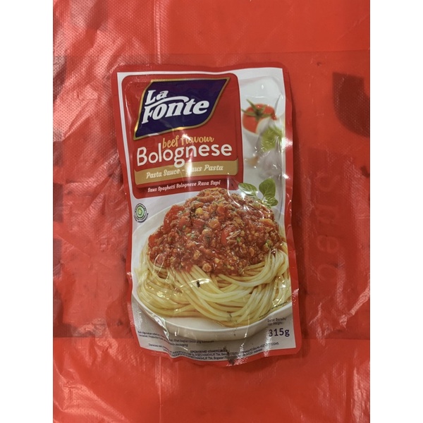 

Saus Spaghetti La Fonte Bolognese rasa Sapi / Ayam 315gr