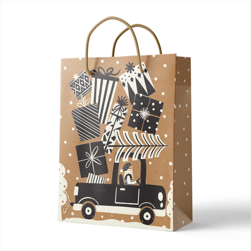 

HAIKARL Capricorn Design Paper Bag Natal / Christmas SBCBX 024
