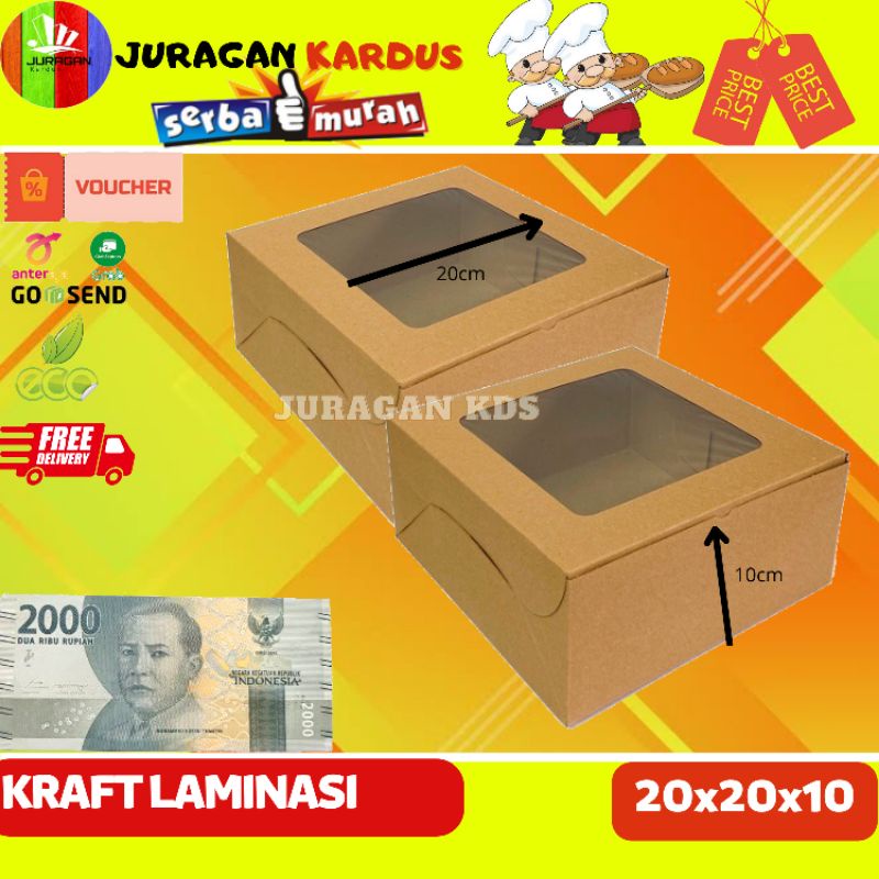 

DUS KUE / DUS PIZZA / DUS DONAT / BOX SNACK / DUS KRAFT LAMINASI / DUS 20x20x10