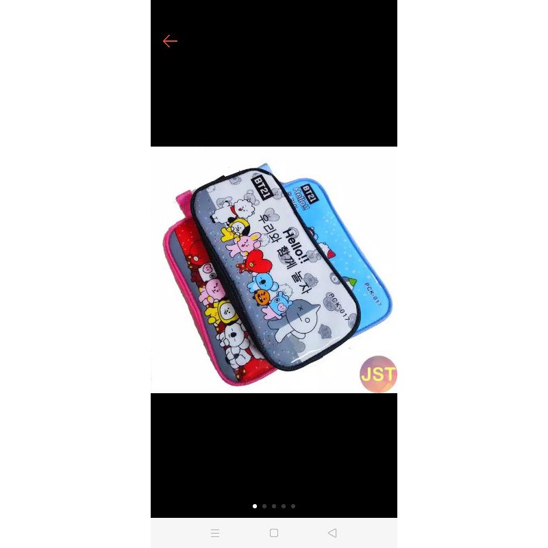 

tempat pensil karter BTS