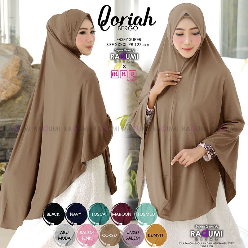 Qoriah Bergo Ori By Raqumi