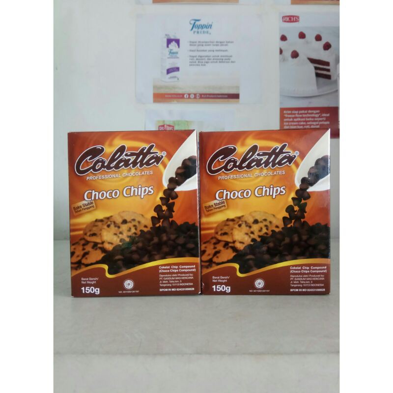 

Colatta Choco Chips Box 150 Gr (0129)