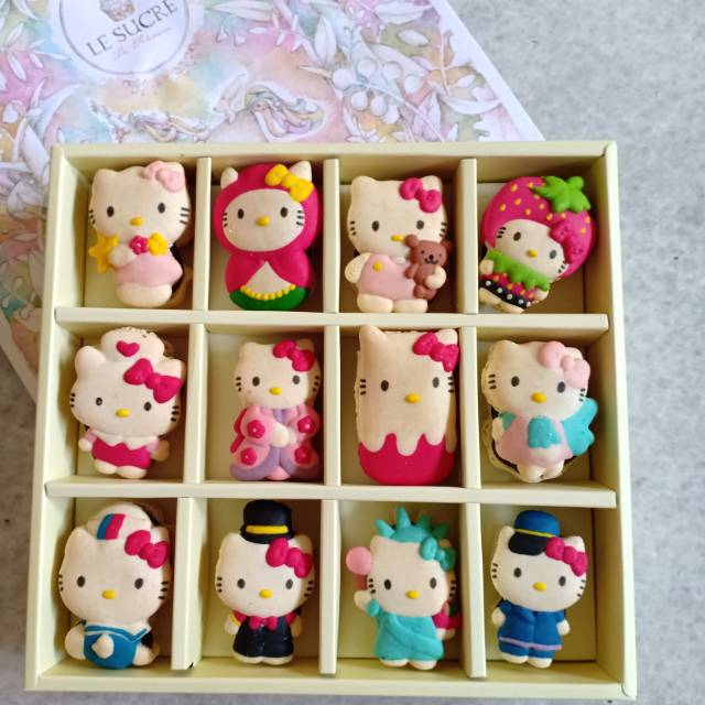 

Hello Kitty Macarons(mix character)