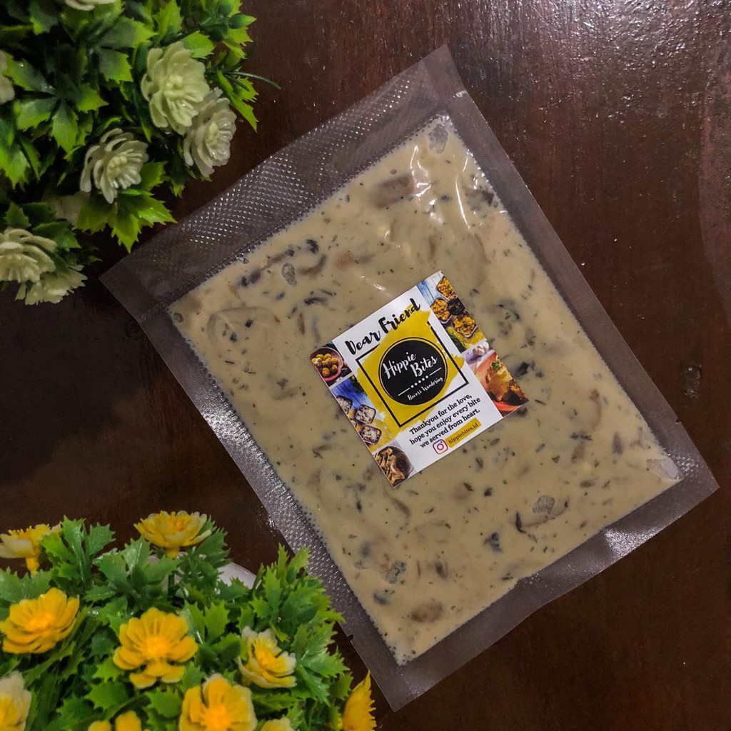 

Creamy Mushroom Sauce/Saus Krim Jamur Hippie Bites