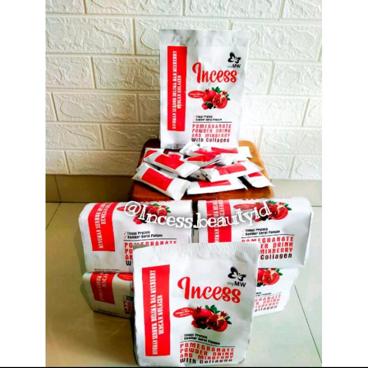 INCESS COLLAGEN DRINK MINUMAN COLLAGEN GLUTATHIONE ANTIOKSIDAN SUPLEMEN KECANTIKAN