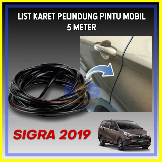 LIST KARET PELINDUNG PINTU MOBIL SIGRA 2019-
