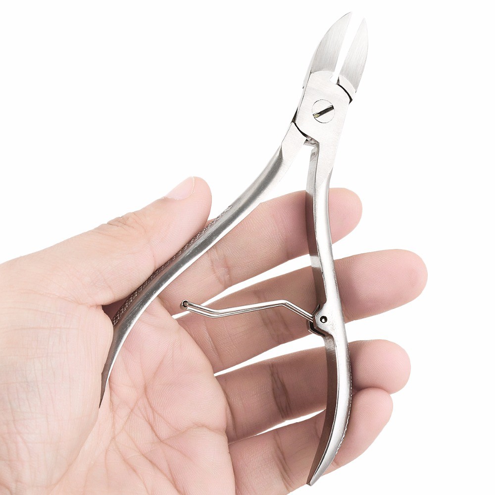 Bisa COD Alat Kecantikan Gunting Kuku Kaki Toe Nail Clipper Foot Care - Silver