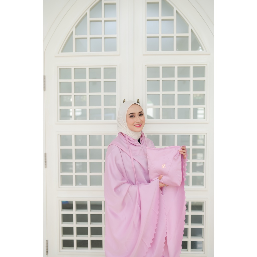 Mukena Dewasa Daily Bros Lasercut mukenah laser cut sutra velvet satin mewah mukenah jumbo