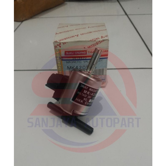 BRAKE VALVE 3 WAY MAGNETIC - OTOMATIS BRIK MITSUBISHI CANTER PS125 FE74 4D34T