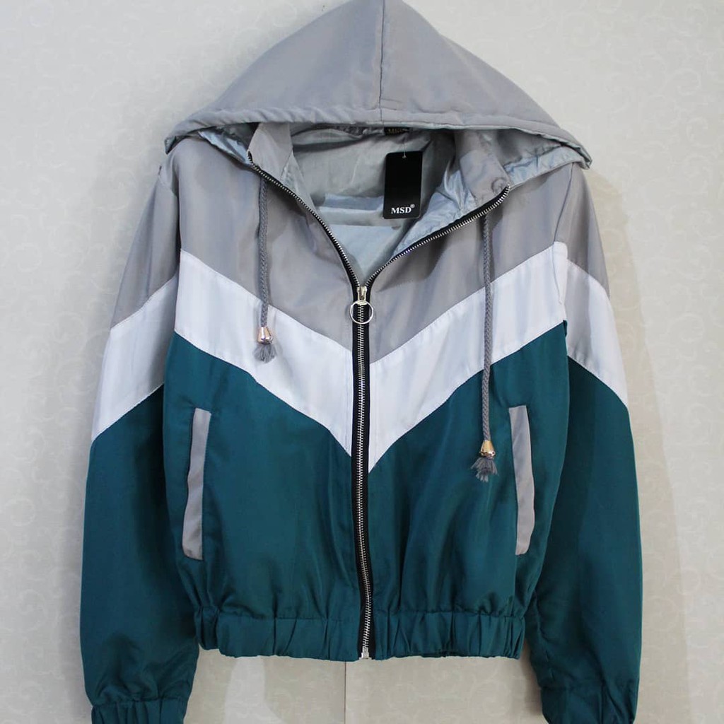 Jaket Cewek Ukuran Jumbo Bahan Parasut | Jaket Jumbo
