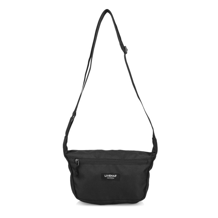 Bayar ditempat LIVEHAF - Kai Sling Bag Black Tas slempang pria original F3X7