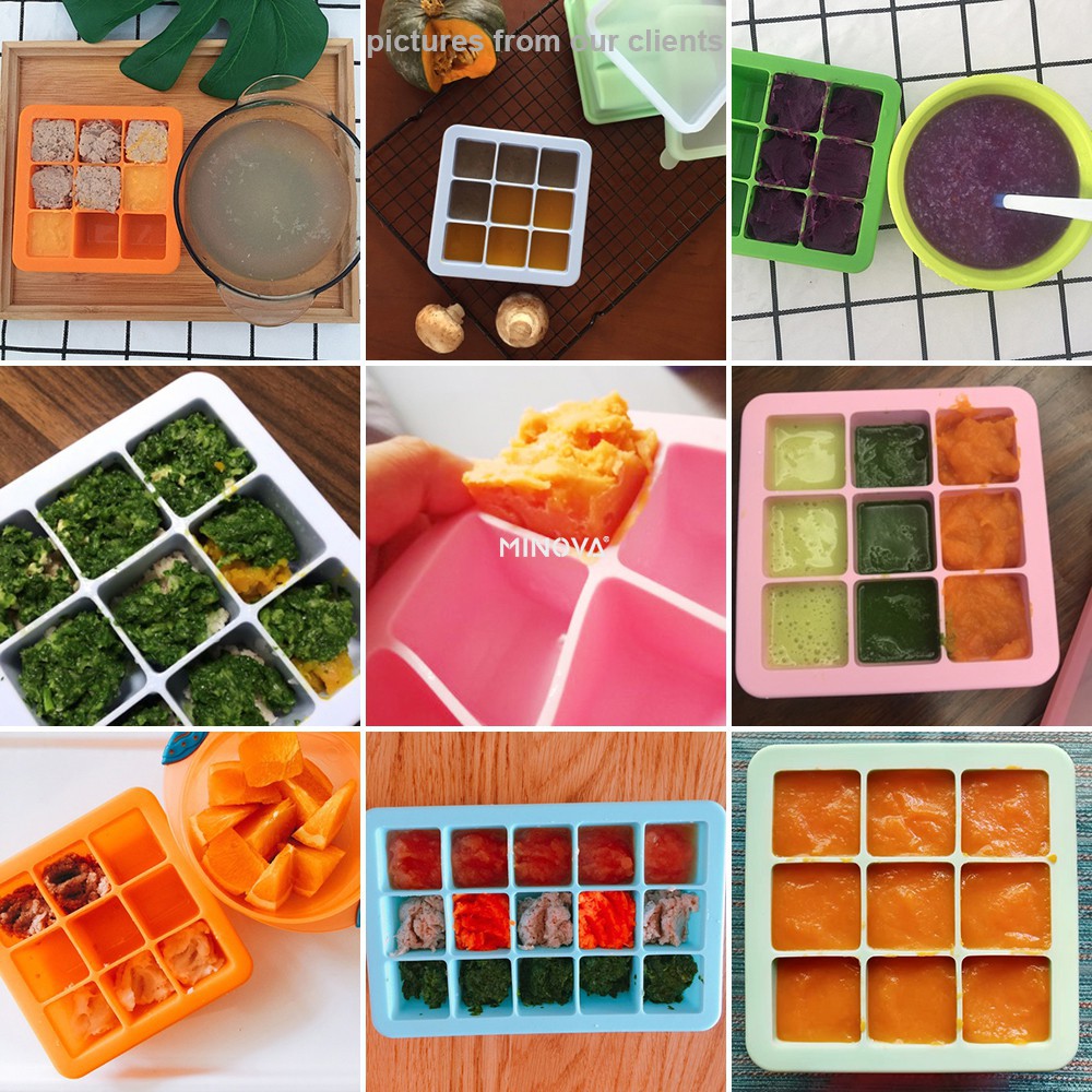 Kalar Baby SMALL Silicone Freezer Tray Food Storage Wadah MPASI Beku