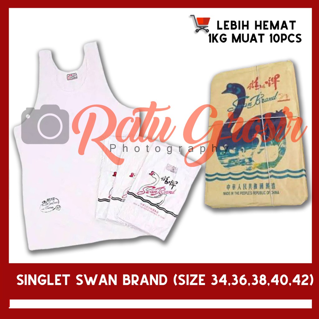 Kaos Dalam Pria Singlet Pria Kutang Cowok Swan Brand