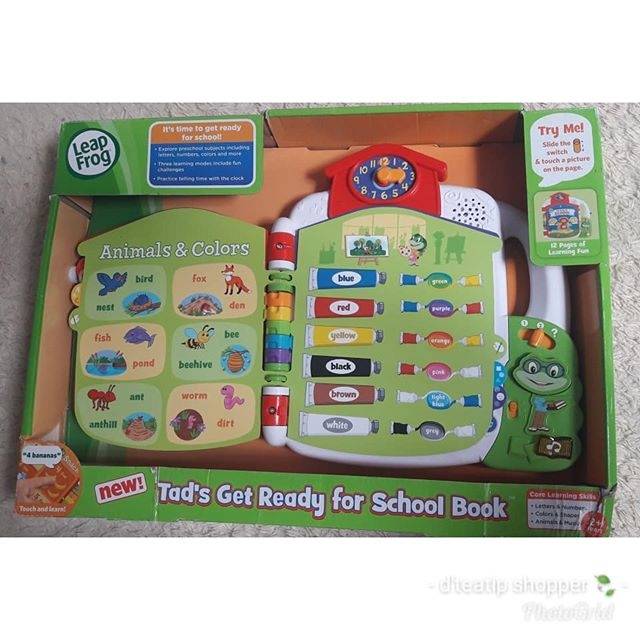 Leapfrog Tad S Get Ready For School Book Shopee Indonesia