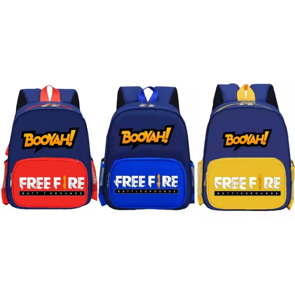 TAS RANSEL ANAK  LAKI-LAKI MOTIF FREE FIRE BOOYAH / TAS RANSEL ANAK / TAS RANSEL MURAH