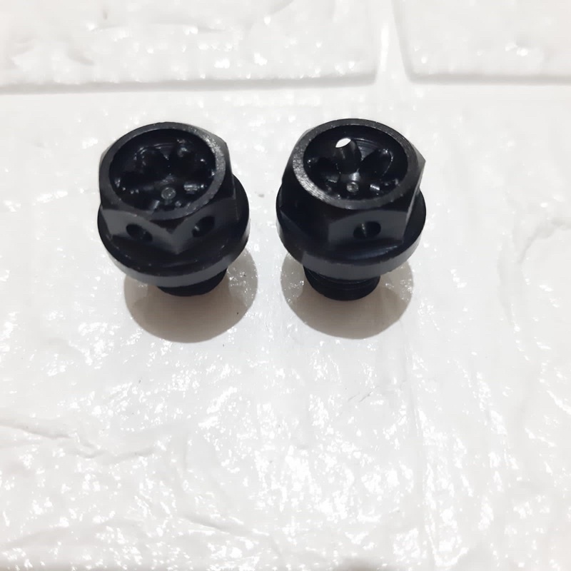 SPION JALU OVAL SPION BAR END OVAL UNIVERSAL NMAX/AEROX/VARIO/BEAT/VIXION/XABRE/R15/CBR DLL-Mur baut spion H