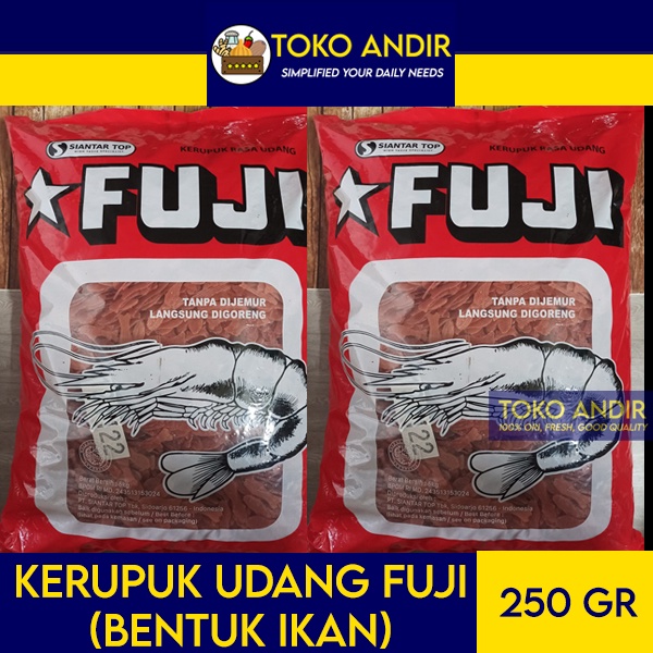 

Kerupuk Fuji Bentuk Ikan Rasa Udang 250gr [Termurah!!]