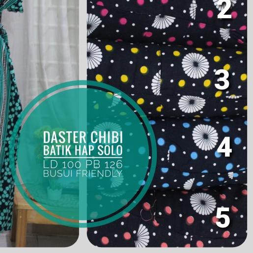 ☞ Daster Cibi Lengan Batik HAP Solo ○