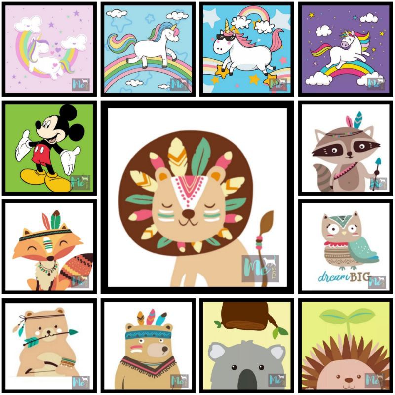 

Children Canvas Painting Set by Numbers (bagian 1)