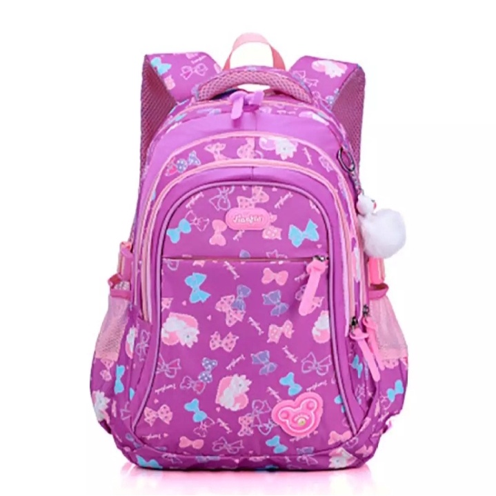 Toko agung99 - Tas Anak Animo Satuan / Tas sekolah anak perempuan paud sd tk smp sma 1 2 3 4 5 6 7 / Ransel anak perempuan Original