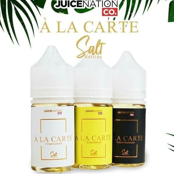 Ala Carte Salt Nic 30ml By Juicenation Liquid Alacarte Saltnic