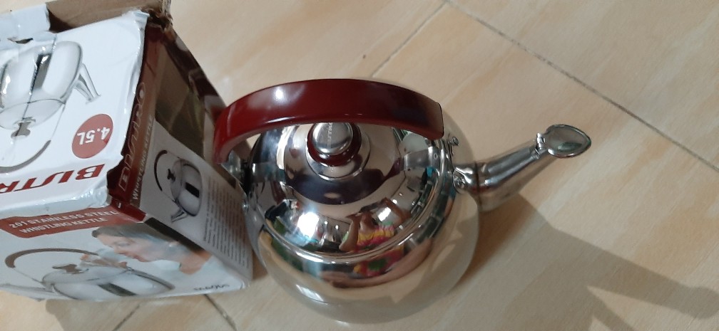 Teko Air Bisa Bunyi Stainless Steel Bahan Tebal/ Bistro Kettle Ma002