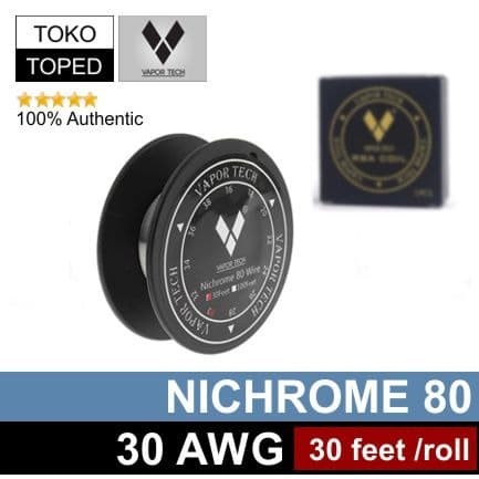 AN Original VT NI80x Wire 30 AWG | nikrom 80 kawat rol 30g