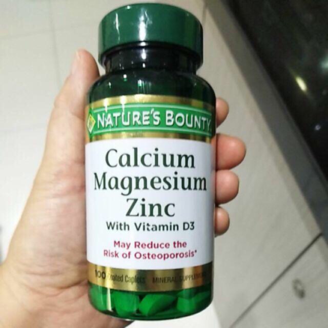 Natures bounty calcium magnesium zinc d3