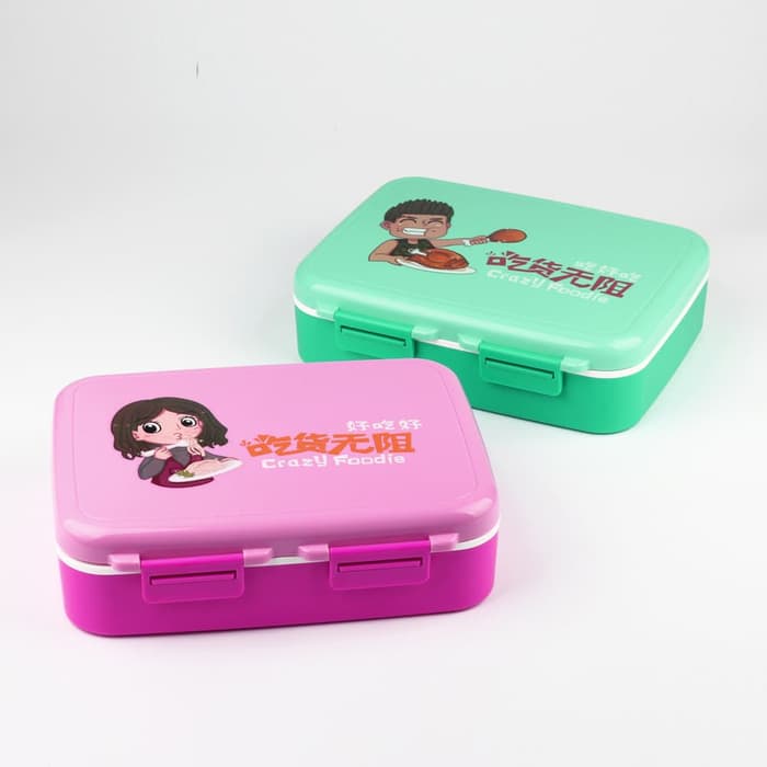 Kotak Makan Anti Tumpah Lunchbox Yooyee 608 Kotak Makan Bpa Free