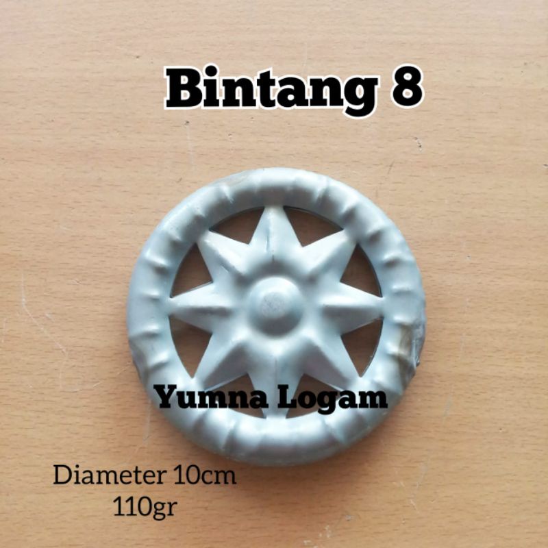 ORNAMEN PAGAR BESI RING BINTANG 8