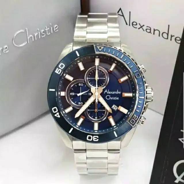 Alexandre christie pria Ac 6543 MC ( SILVER BLUE)