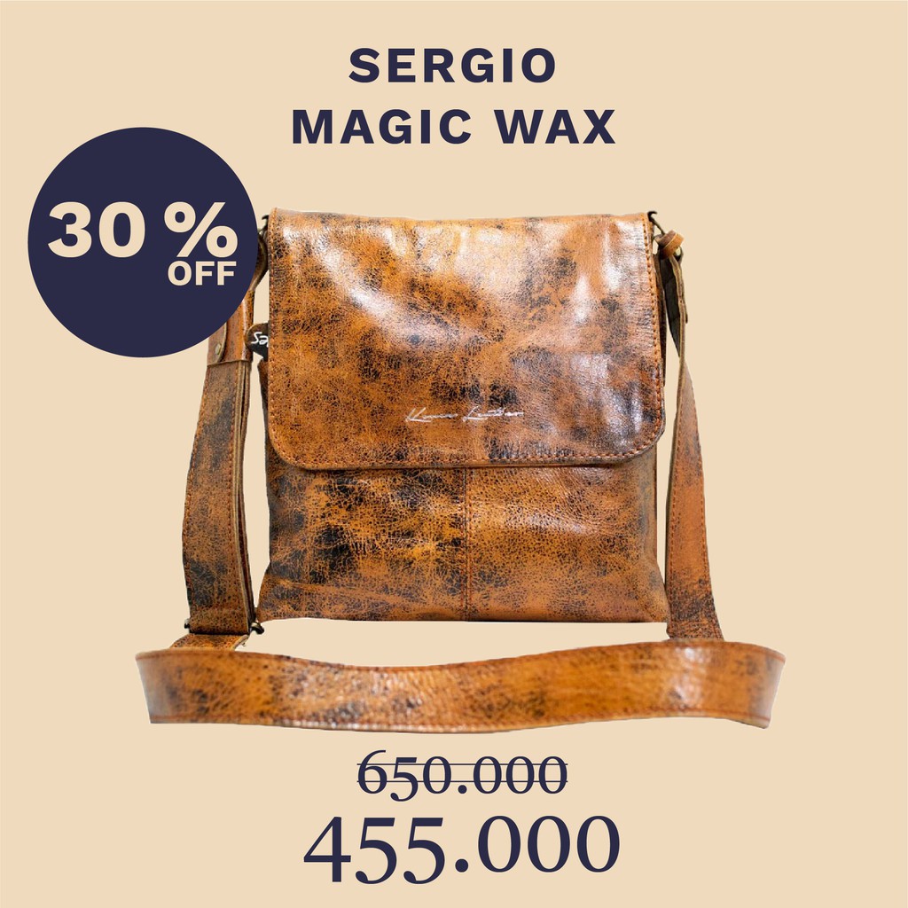 Tas Kulit Cowok - Sling Man SERGIO - Kenes Leather