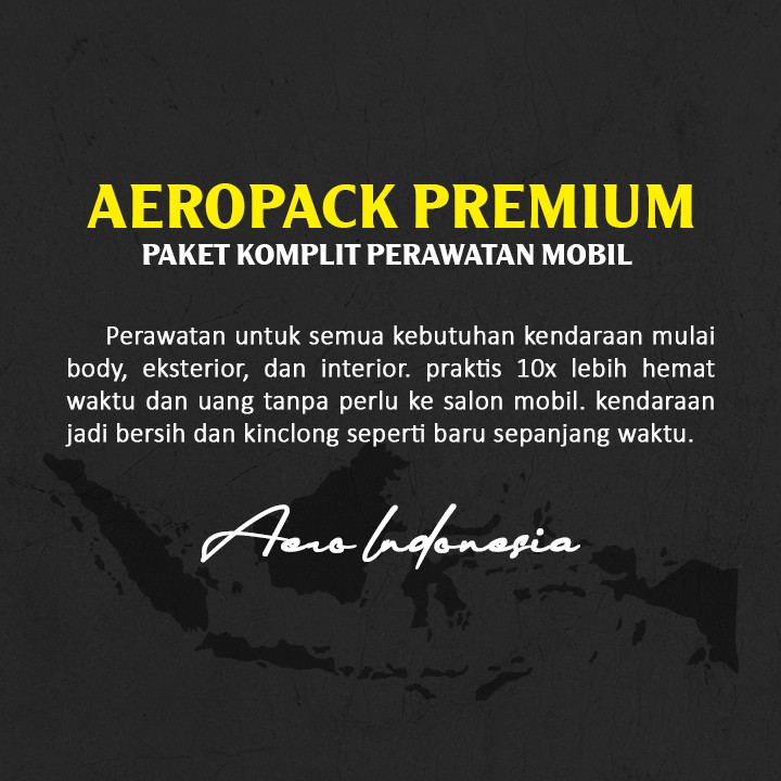 PROMO MURAH BANGET AERO PACK PREMIUM Aeroblack Aeropack Aeroautocare Aeroindonesia
