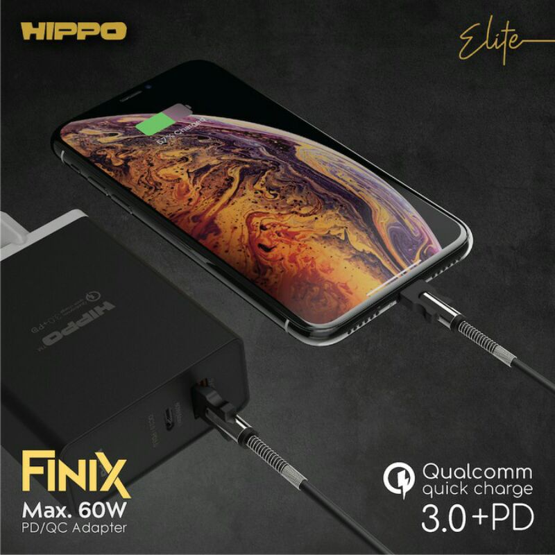 Tc/charger/adaptor hippo elite finix fast charger