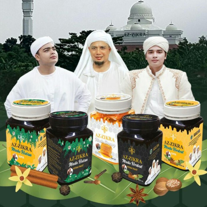 KEMASAN BARU Asli 100% Madu Az ZIkra Hitam Pahit + Brosur